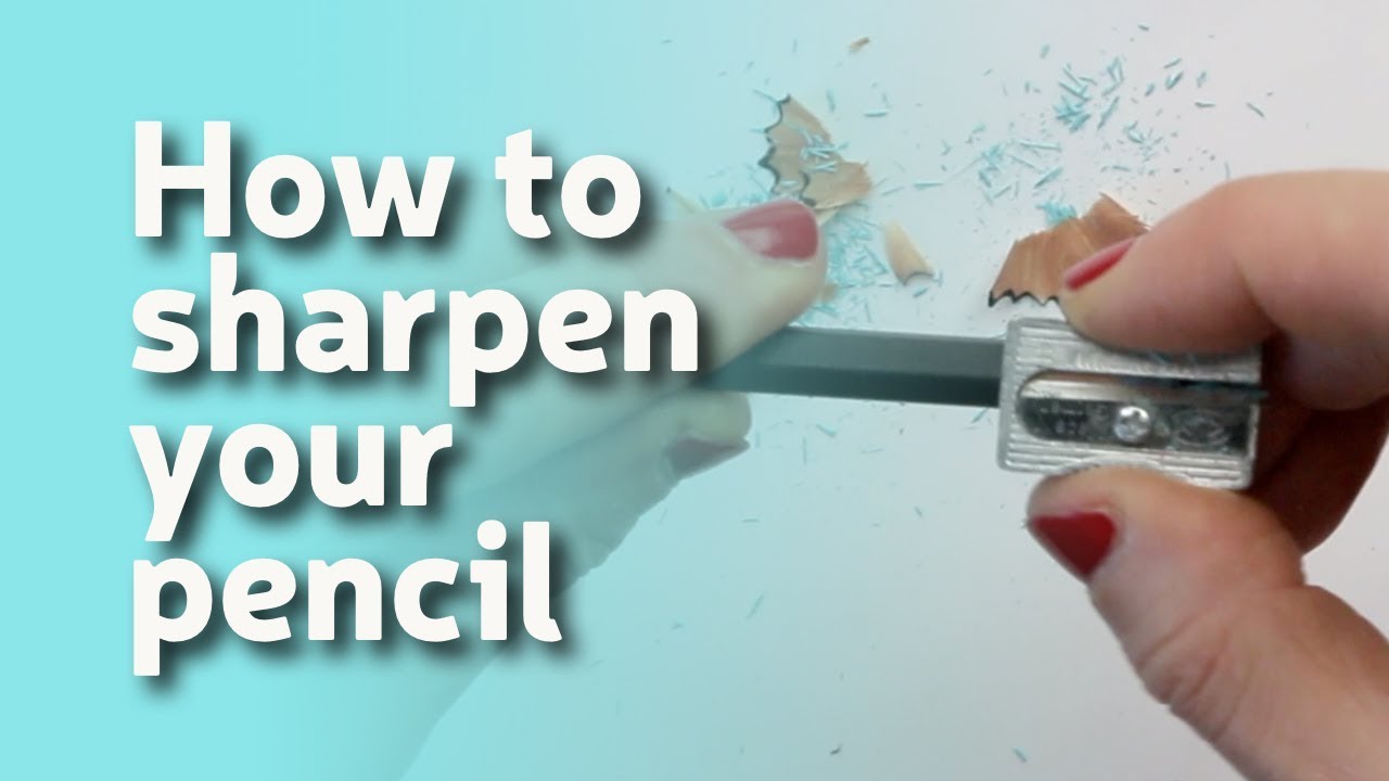 How to sharpen your colored pencils