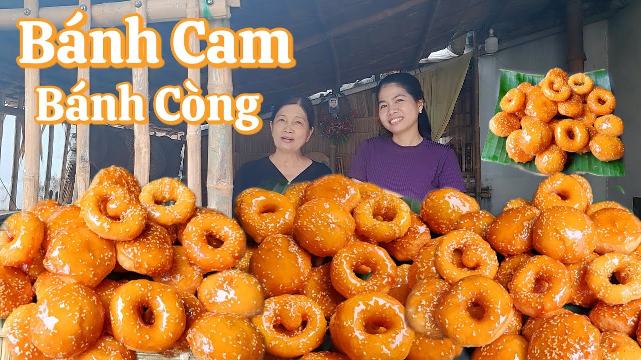 Làm Bánh Cam Bánh Còng khi chiên bị nứt thì phải làm sao???