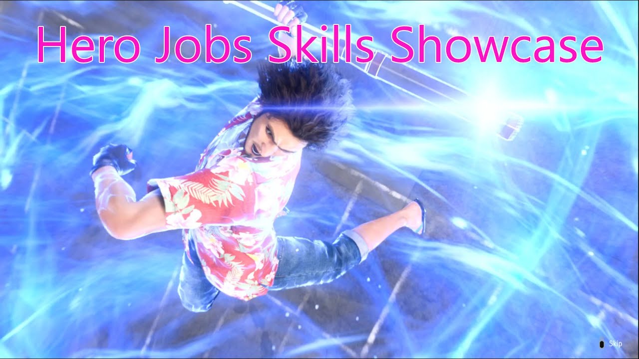 LIKE A DRAGON INFINITE WEALTH All Hero Skills Exhibition / Skills Showcase Kasuga Exclusive Job