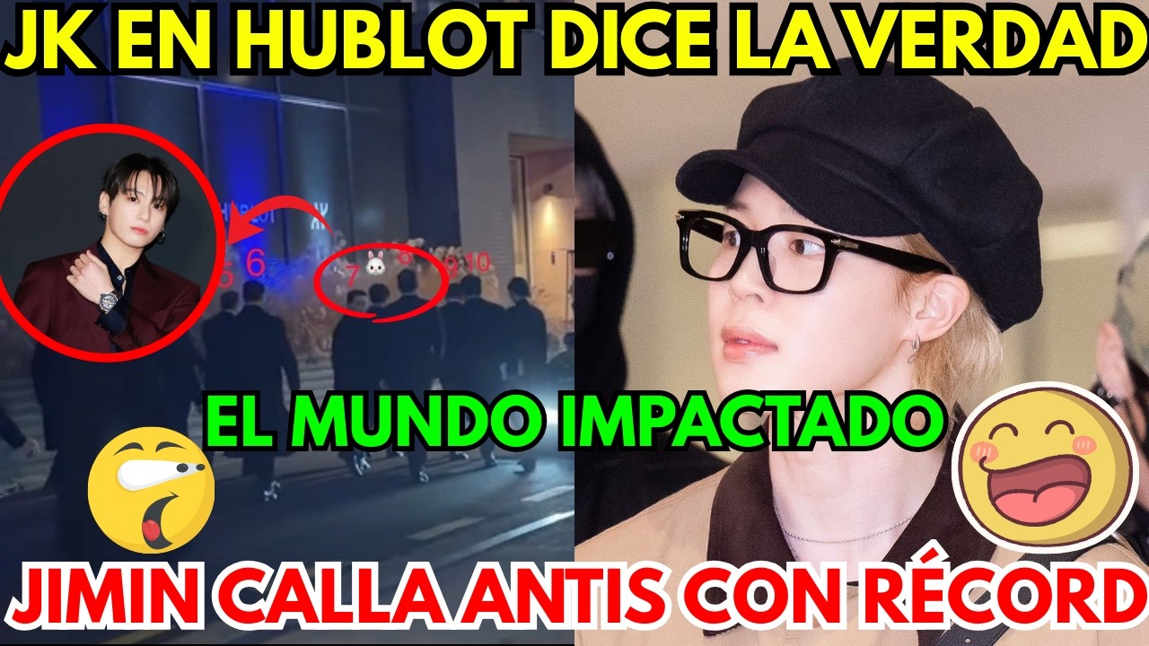 URGENTE🔴Tras Hublot ¿Qué creó Jungkook😱Jimin hace que antifans hablen y queden en total vergüenza�