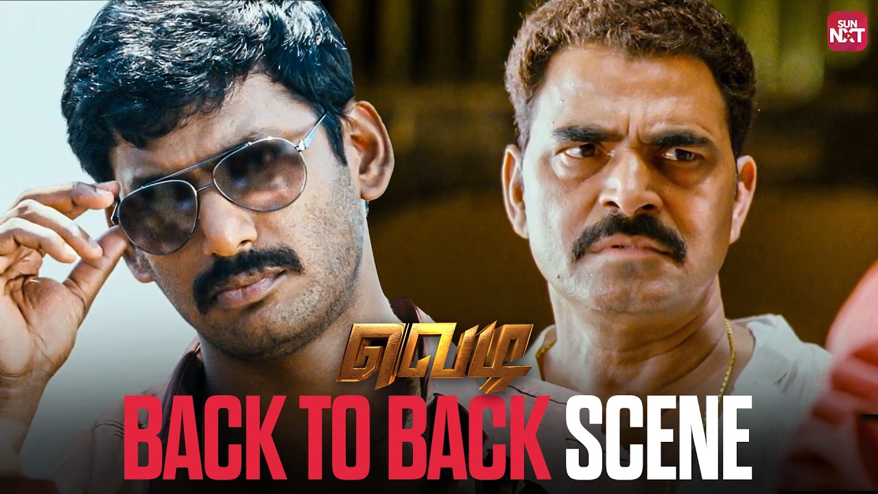 Vedi - Back to Back Action Scense | Vishal | Sameera Reddy | Sun NXT