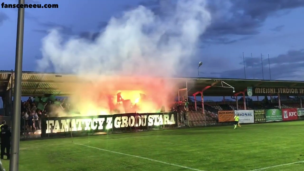 KSZO Ostrowiec Św - STAR STARACHOWICE (18.05.2024) doping i oprawa