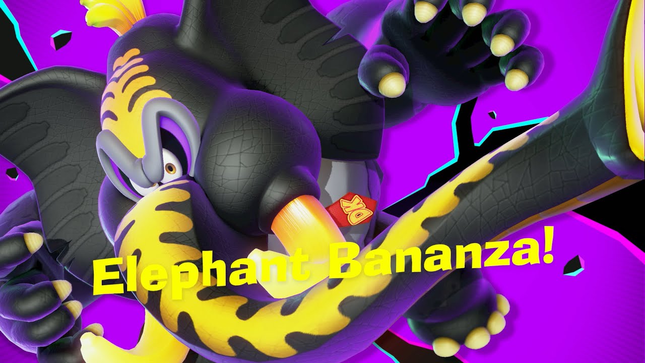 DK Bananza - Elephant Form Build-up