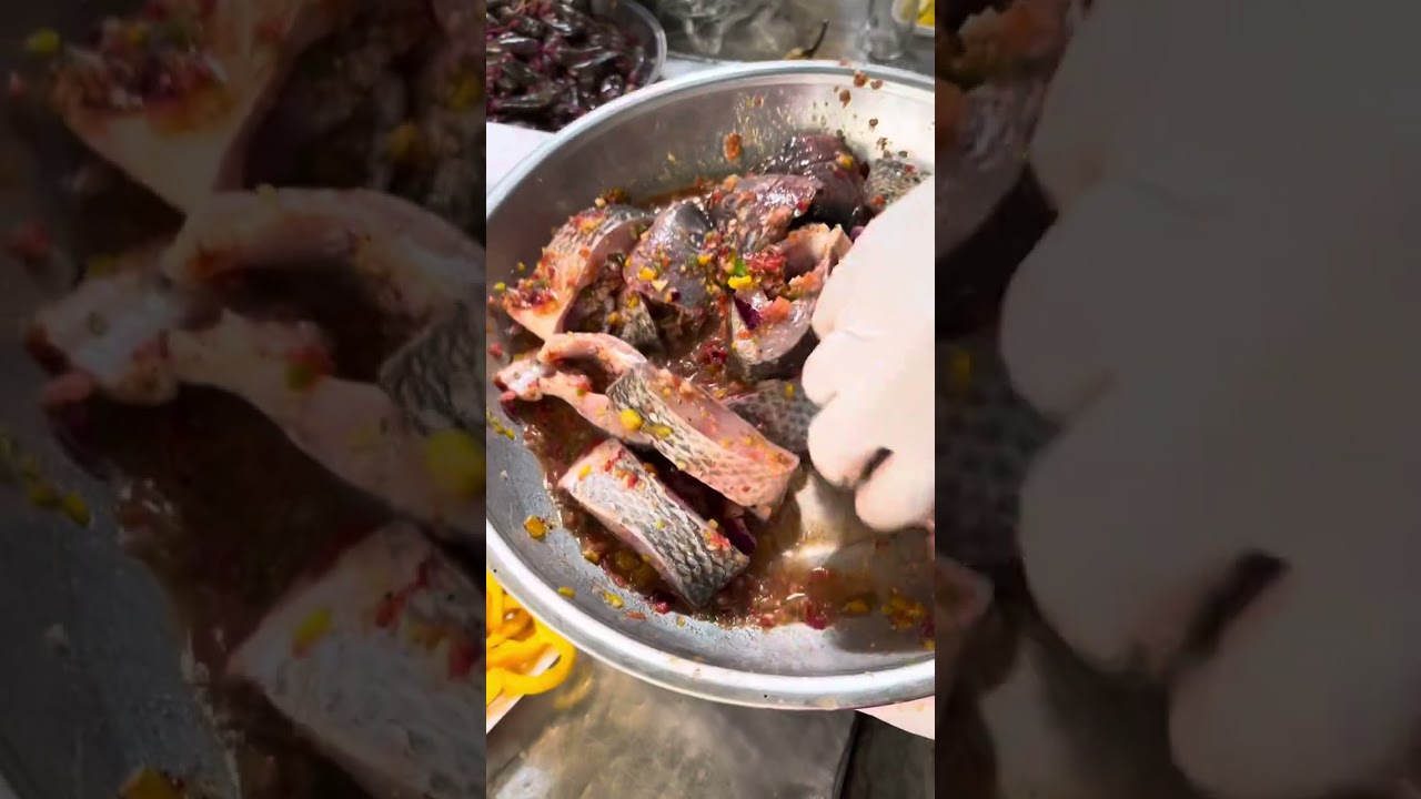 صنيه سمك بولطي طعم وريحه حاجه فوق الجمدان🤤
