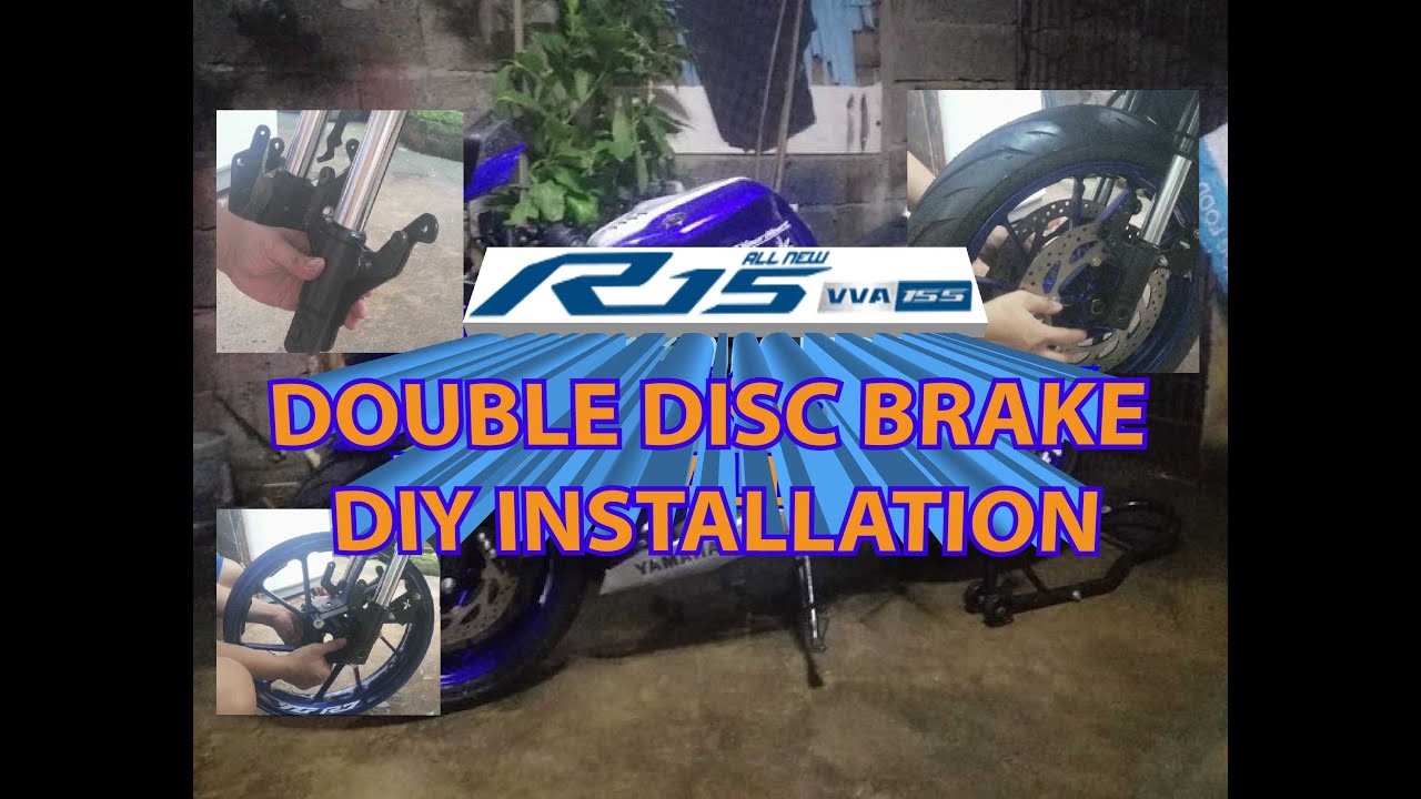 [MODIF] R15 V3 DOUBLE DISC BRAKES DIY PROJECT. #R15V3MODIFIEDPHILIPPINES  #R15V3DIY #R15V3DOUBLEDISC