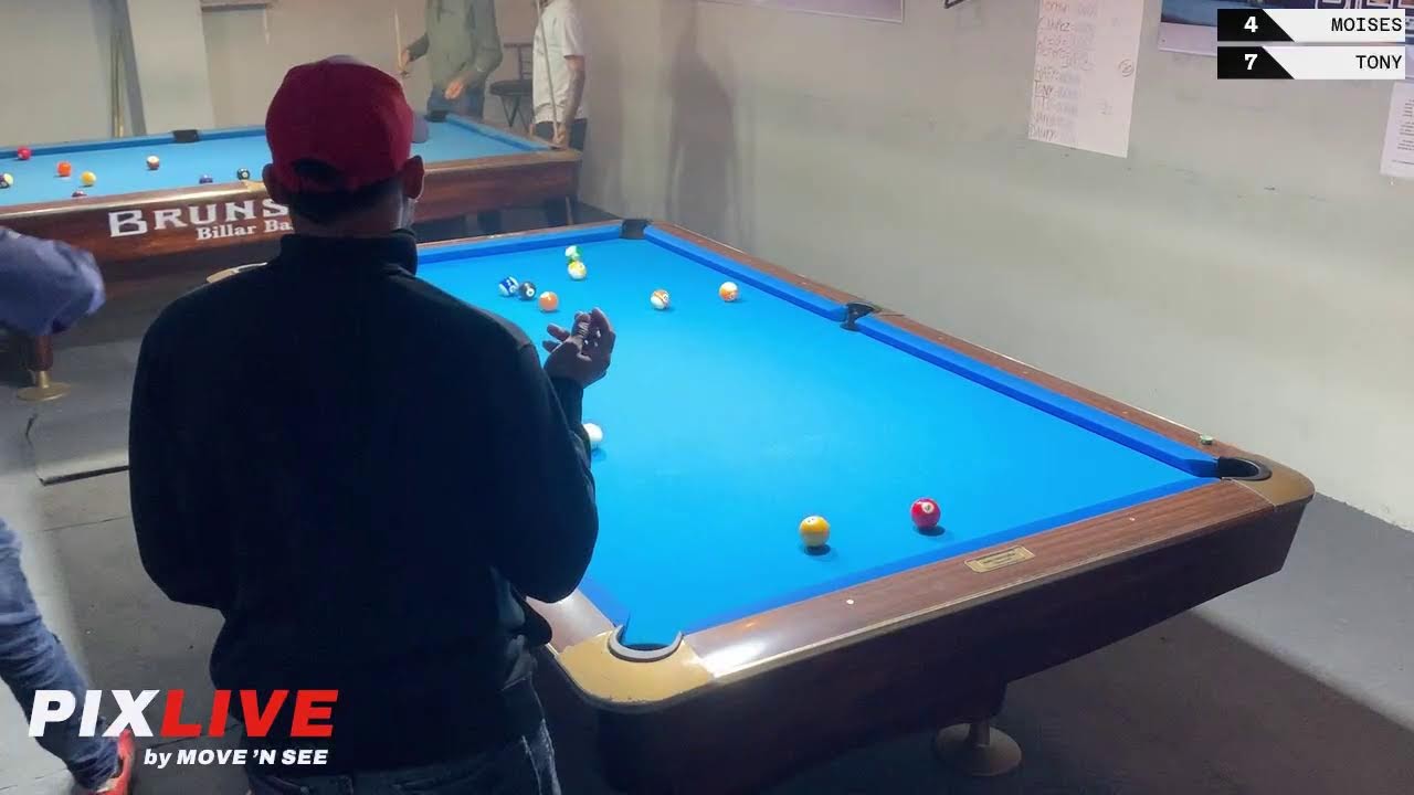 moises 🆚 tony bola 8 americana parejo carrera a 7