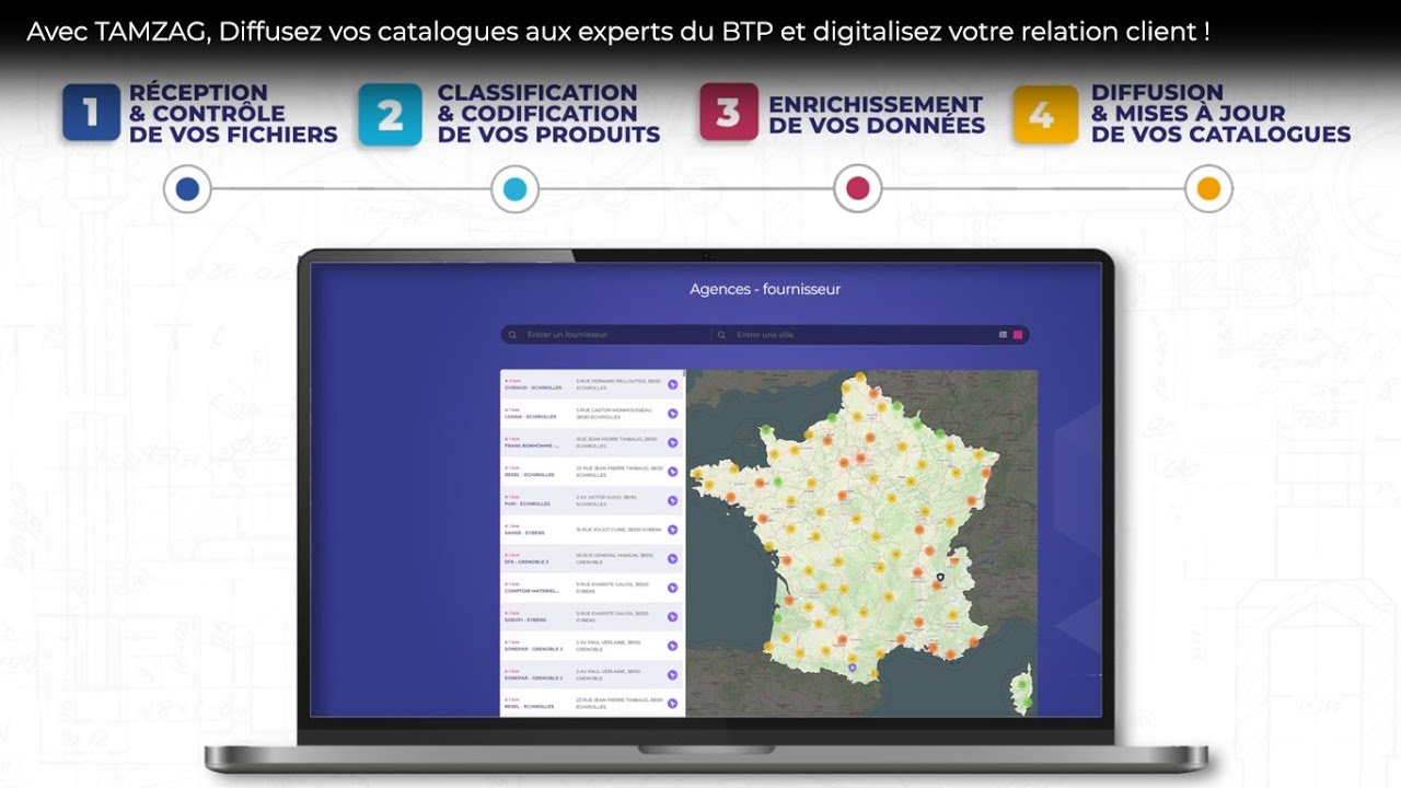 TAMZAG - Diffusez vos catalogues aux experts du BTP et digitalisez votre relation client