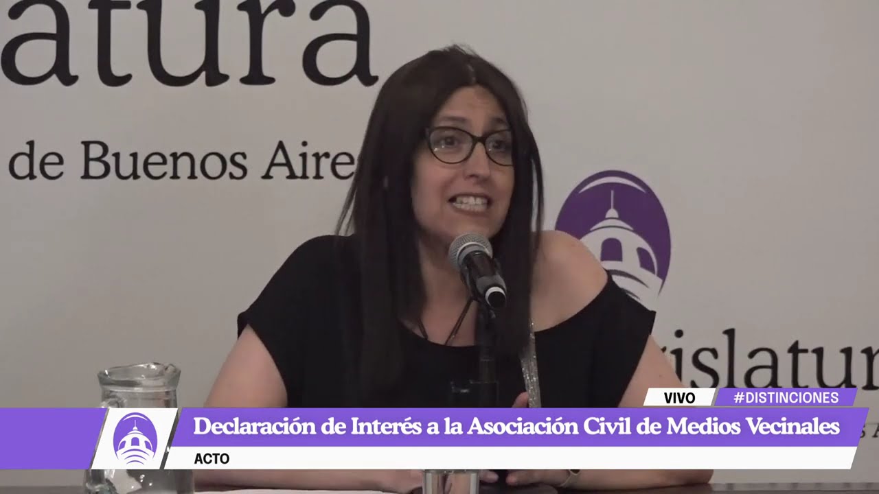 Distinción a la labor realizada por la Asociación Civil de Medios Vecinales