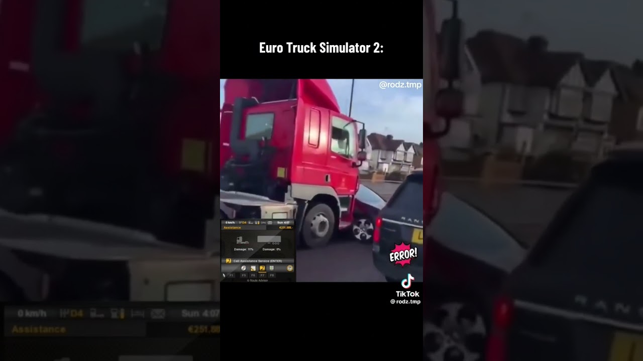 Euro Truck Simulator 2 #meme #memes #shortvideo #top #funnyvideo #100 #haha #game #games