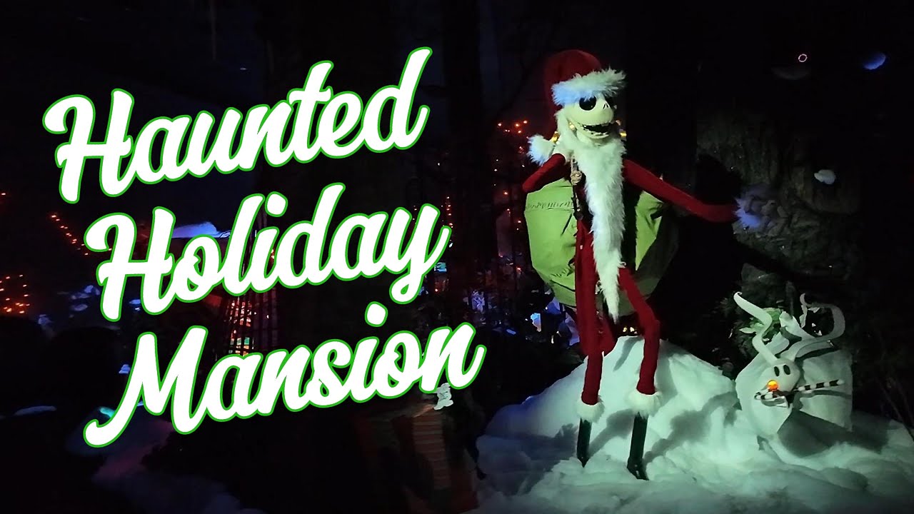 Get Ready for a WILD RIDE through Disney's Haunted Holiday Mansion