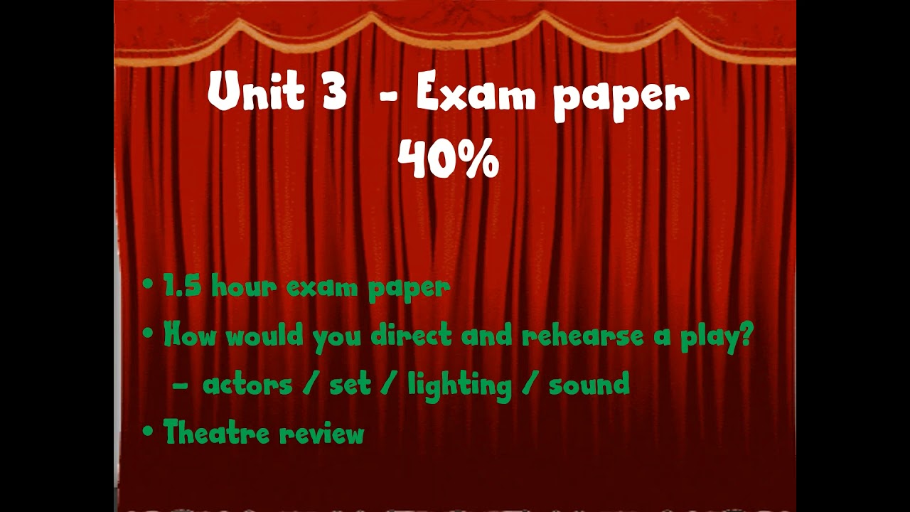 Performing Arts - Year 9 Option Pool