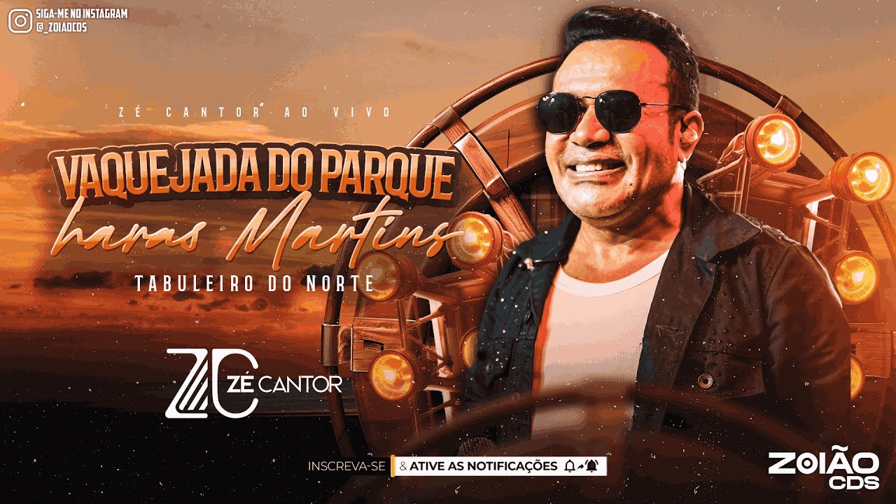 ZE CANTOR - VAQUEJADA DO PARQUE HARAS MARTINS - TABULEIRO DO NORTE-CE (COMPLETO)