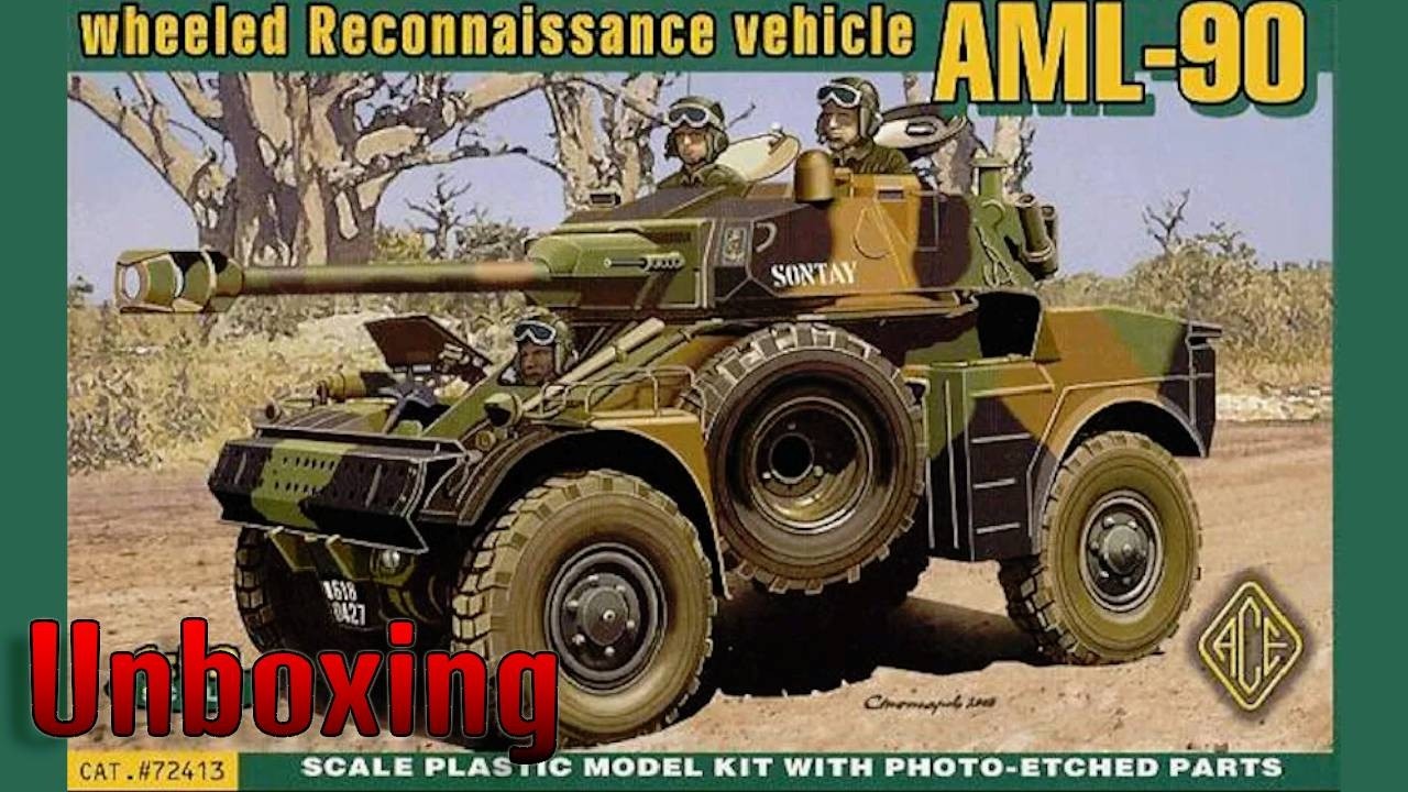 UNBOXING EN ESPAÑOL - ACE, PANHARD AML-90 ESCALA 1/72
