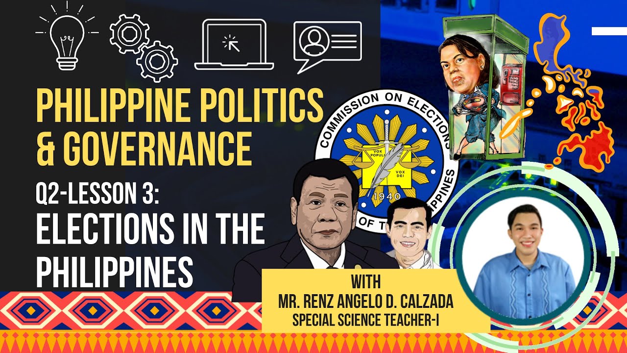PHILIPPINE POLITICS AND GOVERNANCE - ELECTIONS IN THE PHILIPPINES (SHS-Quarter 2-Lesson 3)