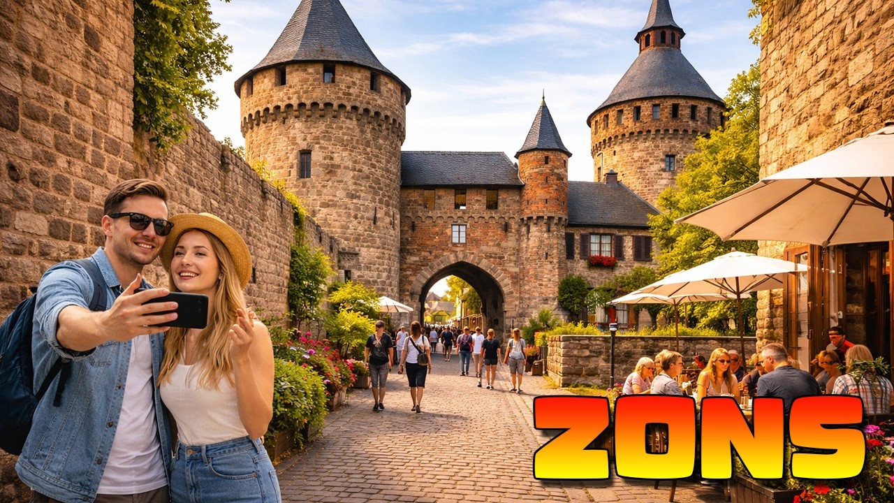 🏰 Zons am Rhein: Mittelalter pur mit Stadtmauer & Türmen  | Sightseeing