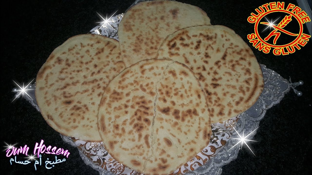 Oum Hossem ║😋 Sans Gluten كسرة المقلة خفيفة و بنينة بدون غلوتين