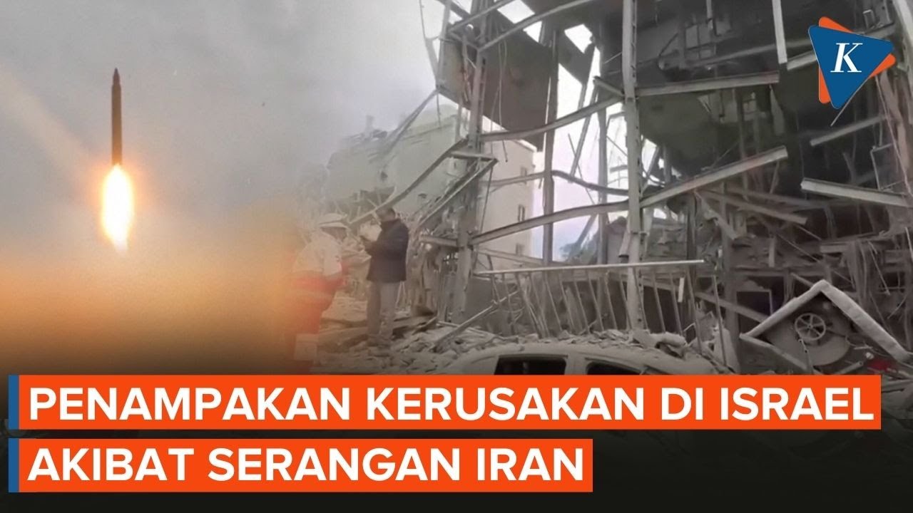 Kerusakan di Israel Akibat Serangan Iran