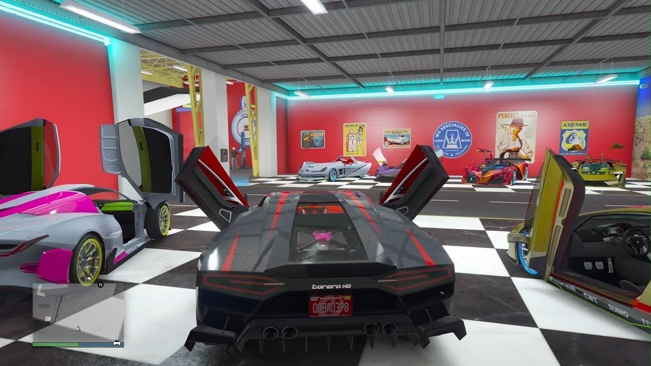 GTA V ONLINE.  LAMBORGHINI  SNOW  SPEED RUN, vs HYPER CARS AT DIAMOND CASINO AND RESORT.