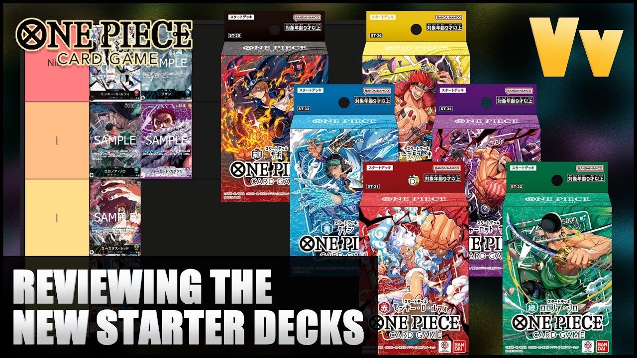 One Piece TCG: Обзор новых карт стартовых колод ST31-36 и рейтинг колод в тир-листе