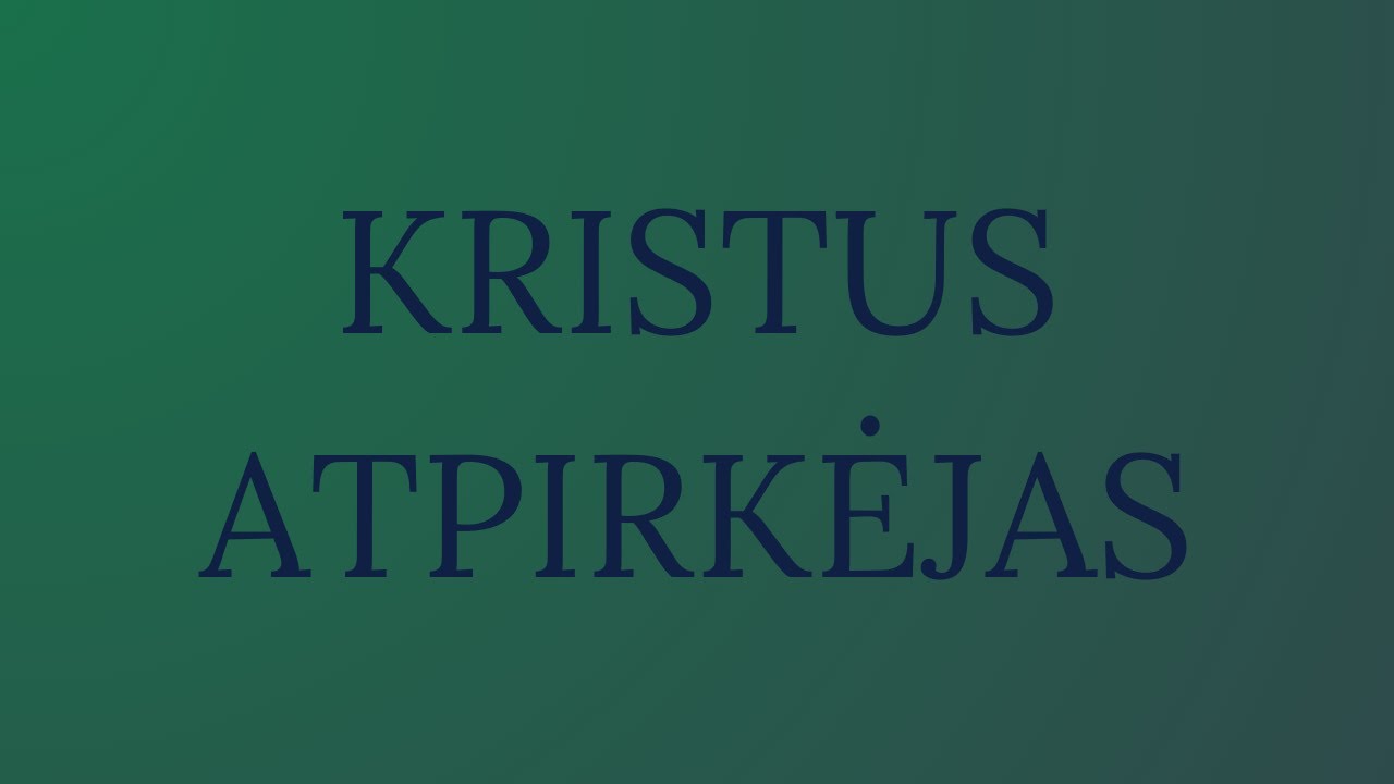 Kristus Atpirkėjas