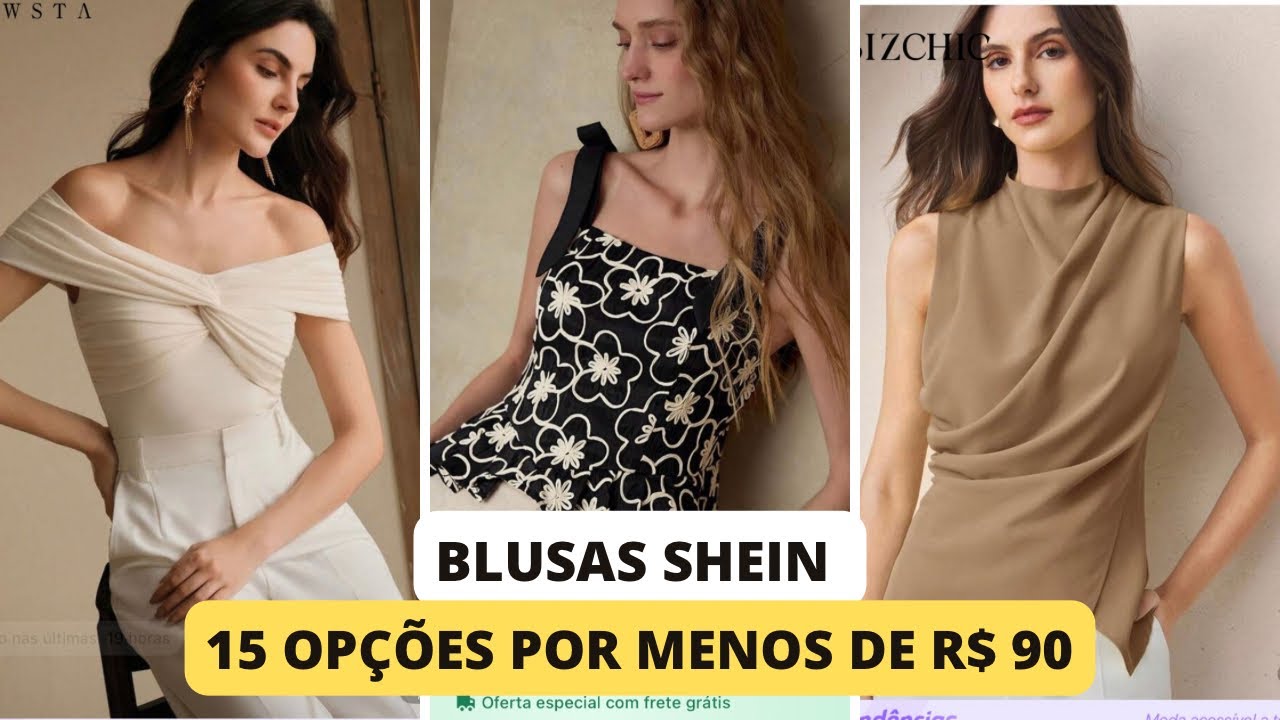 MELHORES BLUSAS ARRUMADINHAS DA SHEIN - COMO COMPRAR AS BLUSAS ELEGANTES