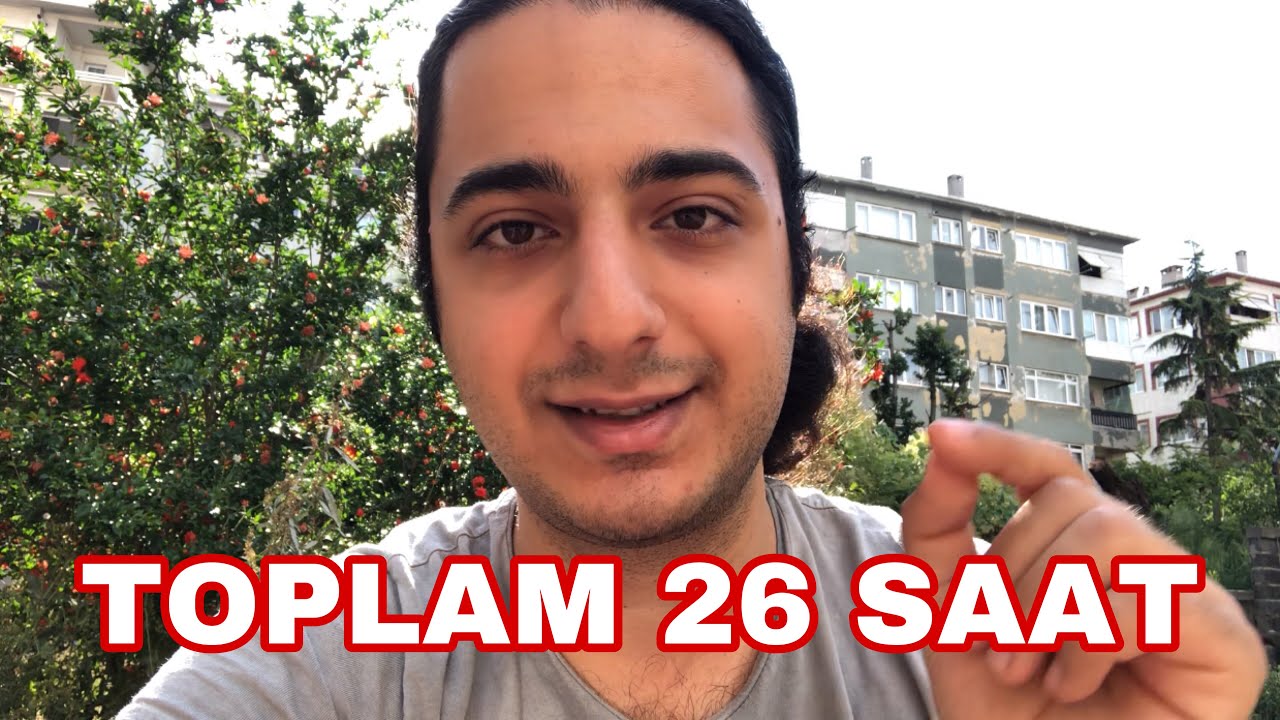 Günde 13 SAAT Ders Çalışıyorum!