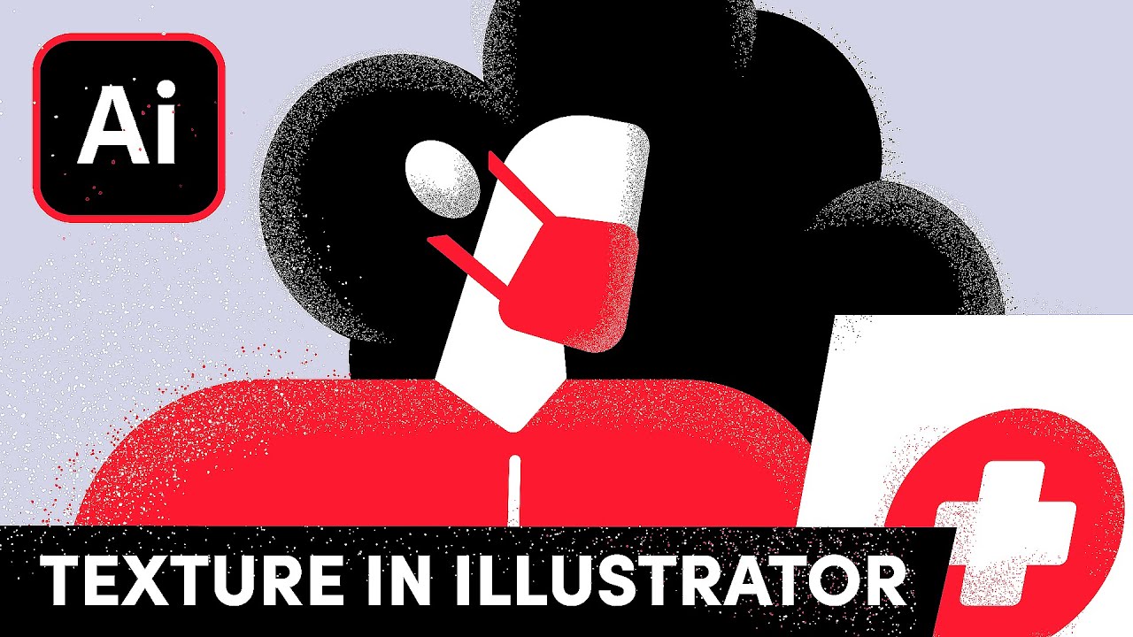 Как добавить текстуру к плоской иллюстрации | Учебное пособие по Illustrator
