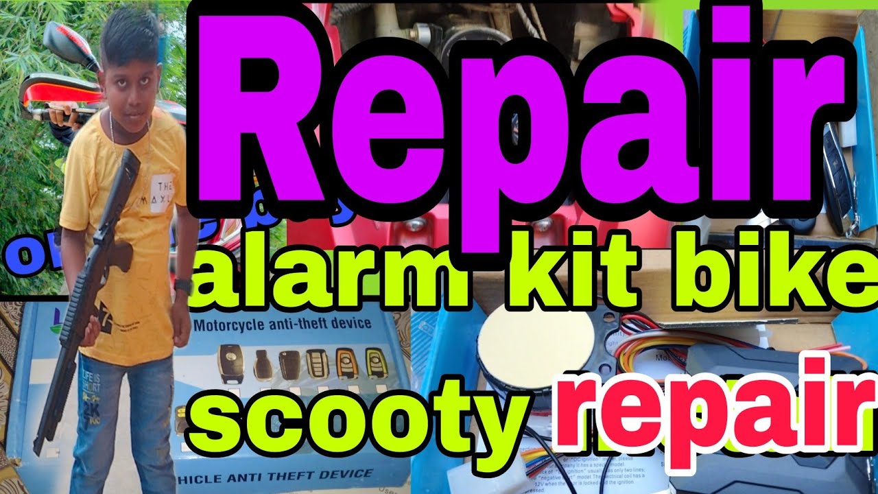 Bike alarm kit repair for home xenos bike security system Biplob vlog GBM 2.