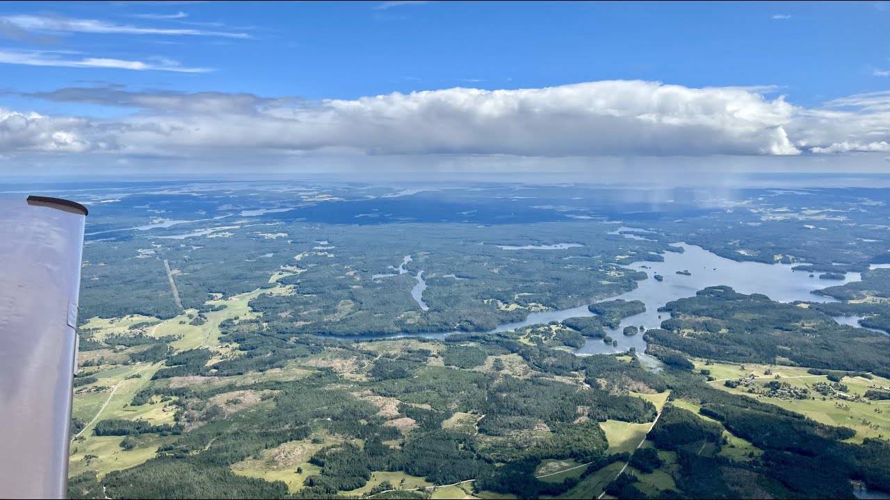Köttbullar Flight across Sweden: Hemavan (ESUT) to Stockholm Skavsta (ESKN)