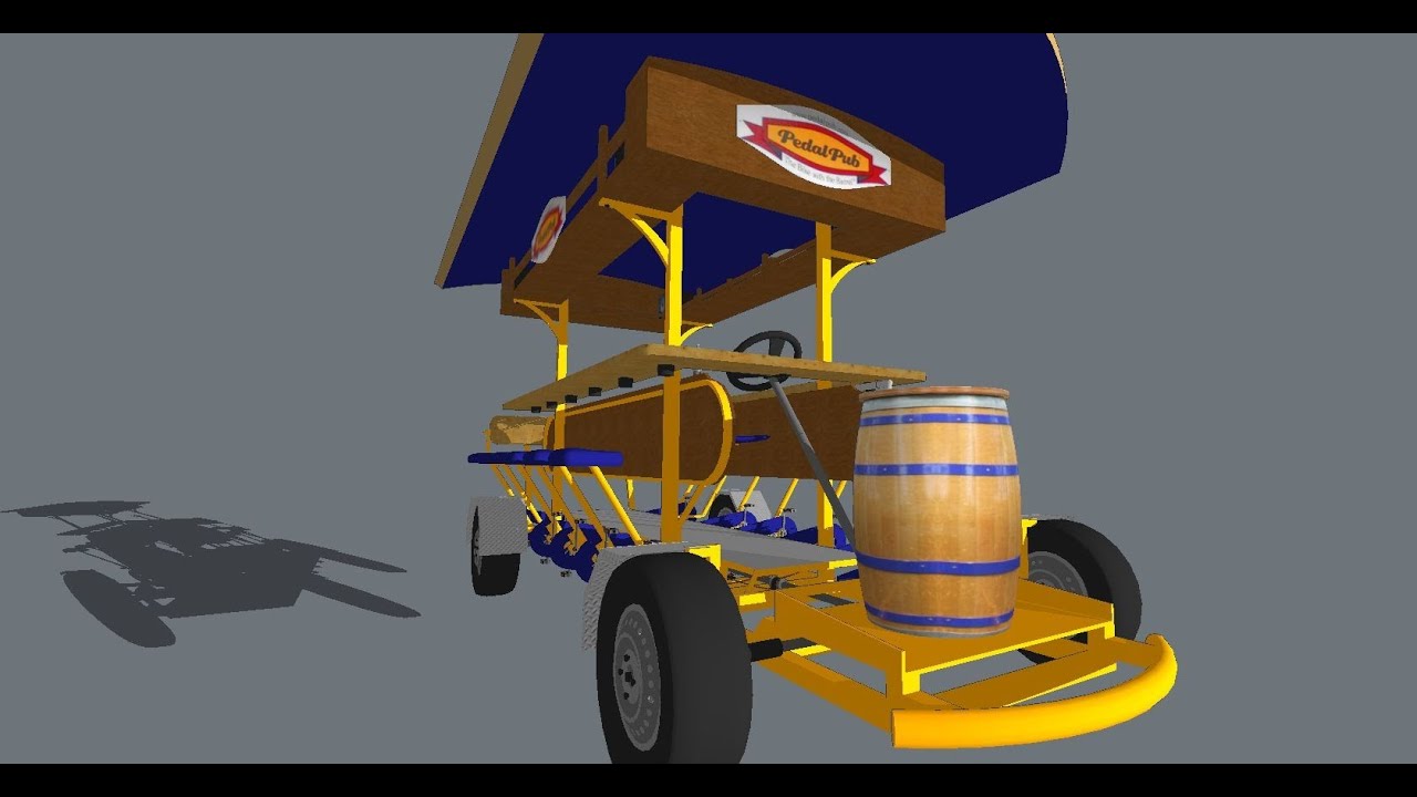 Pedal Pub 3D