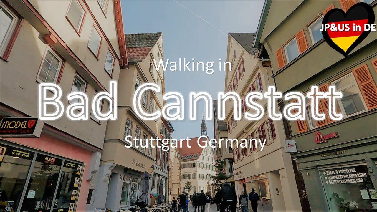 【Bad Cannstattドイツ🇩🇪】Walking in Bad Cannstatt Stuttgart Germany / Sightseeing in Stuttgart