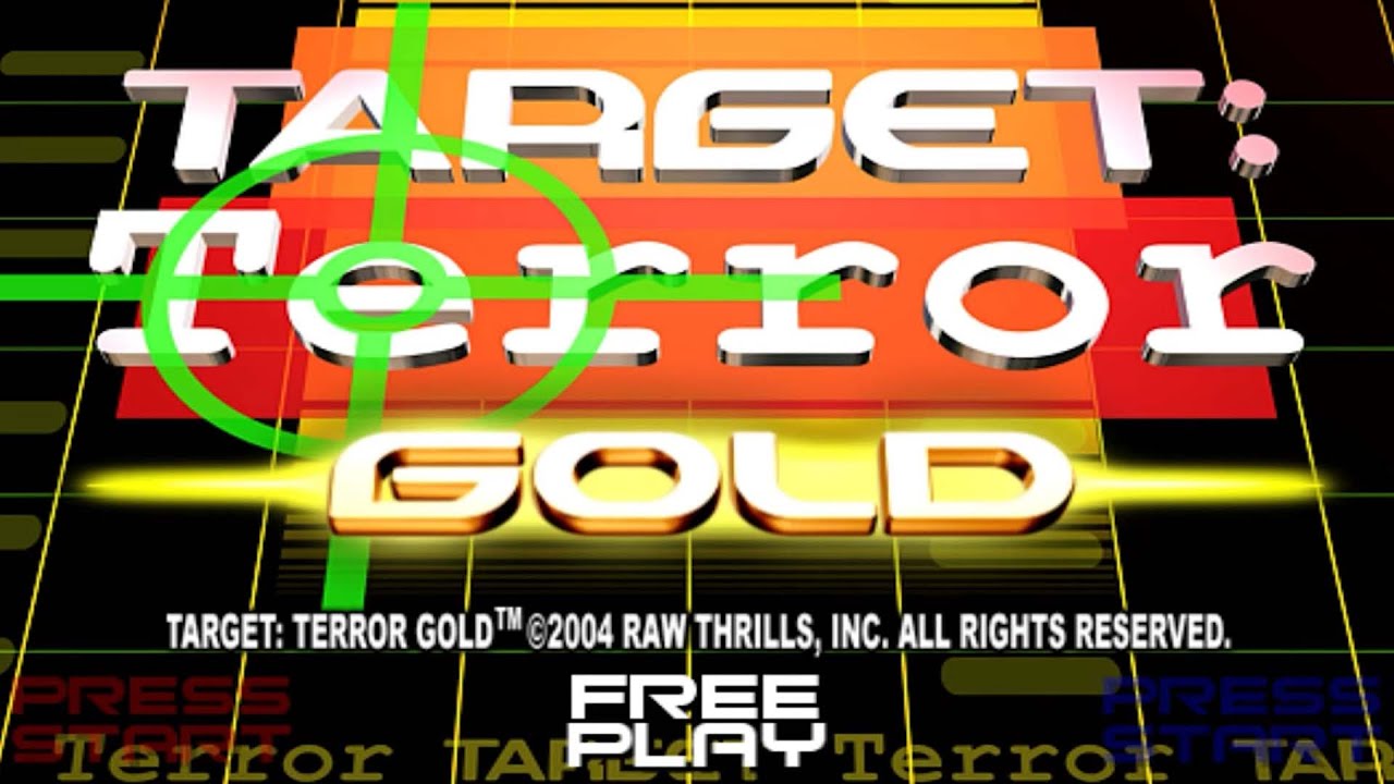 TARGET TERROR GOLD - AIRPORT & GOLDEN GATE LEVEL GAMEPLAY #retrogaming #arcade #gameplay
