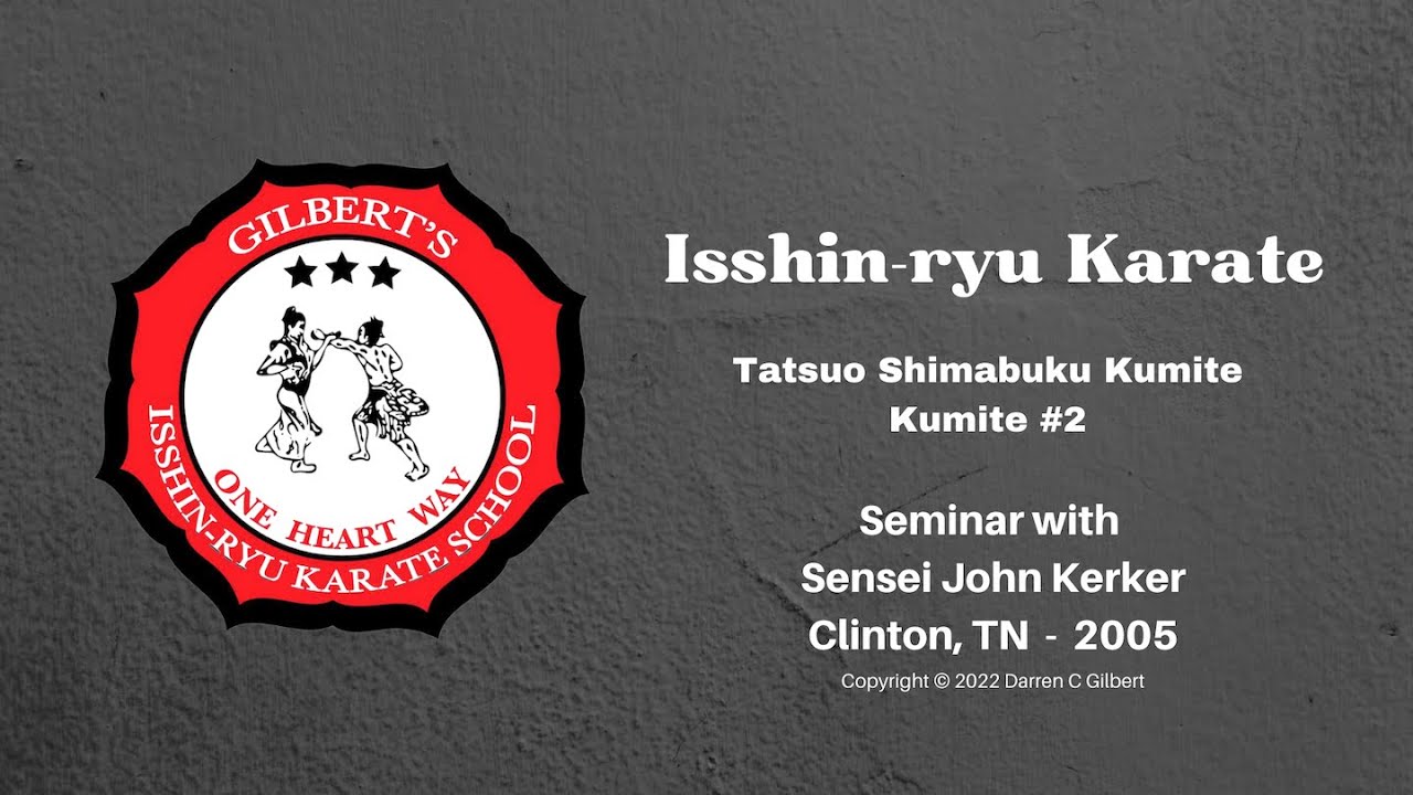 Tatsuo Shimabuku Kumite: Kumite #2