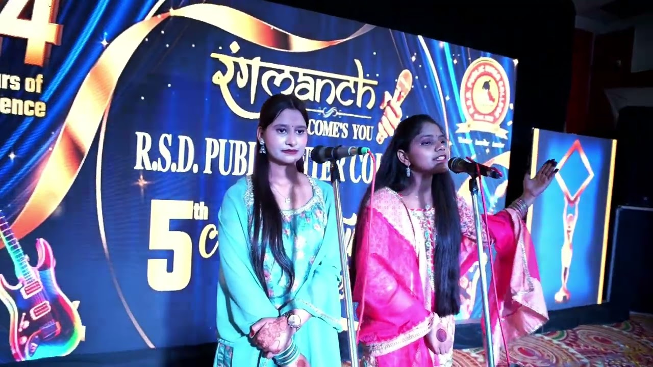 A wonderful singing performance at the Annual Function 2026
