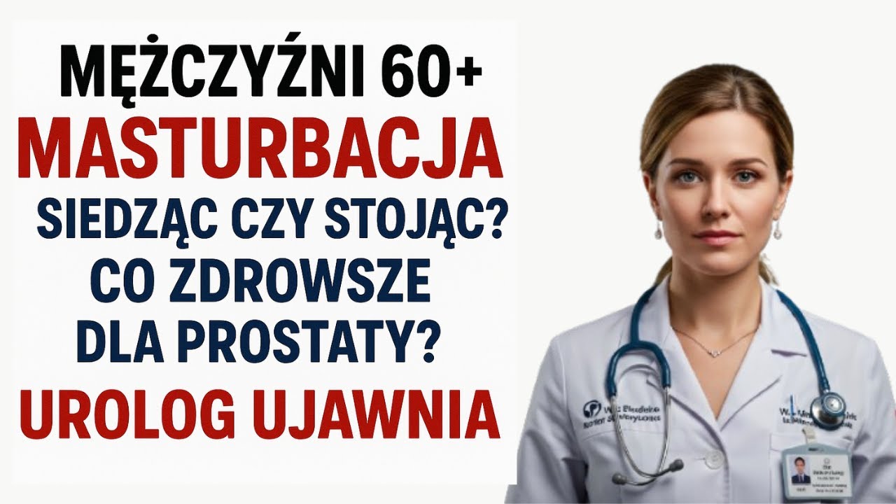 Mężczyźni 60+: Masturbacja siedząc czy stojąc? Co zdrowsze dla prostaty? Urolog ujawnia.