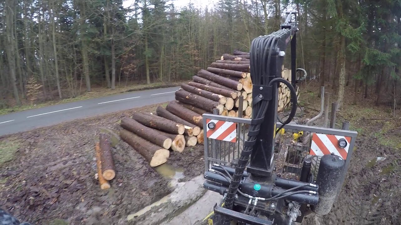 Zetor 7340 Palms 670 - Skládání na skládce