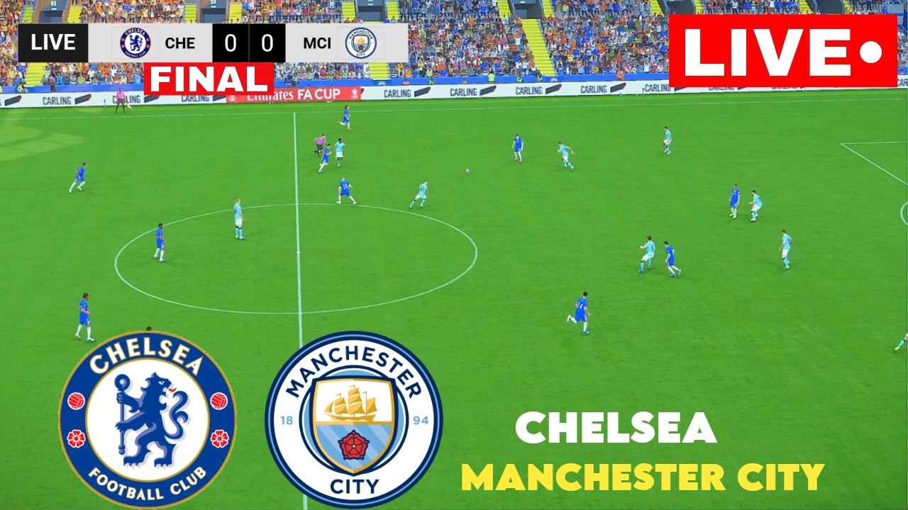 🔴LIVE : CHELSEA VS MANCHESTER CITY | FA CUP FINAL 2026 | PES 2021 SIMULATION GAMEPLAY