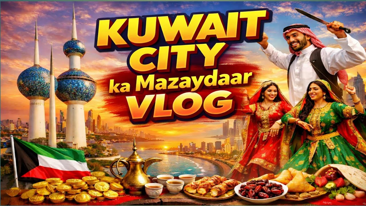Kuwait City Vlog 2026 | Beautiful Streets & Life in Kuwait 🇰🇼#trending #vlog #viral 