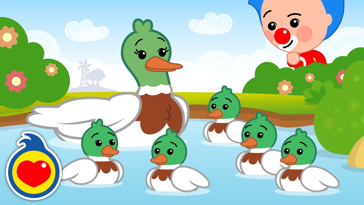 Cinco Patitos ♫ Canciones Infantiles ♫ Plim Plim