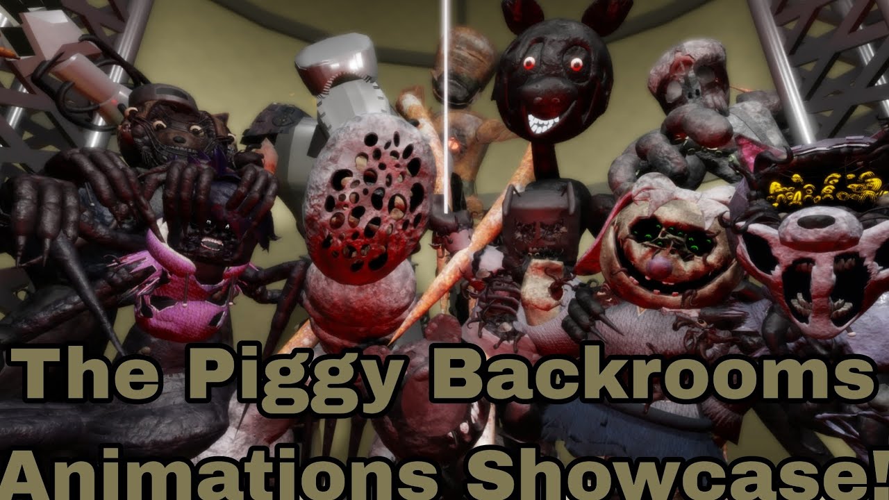 The Piggy Backrooms Animations Showcase! / Roblox Piggy Animation