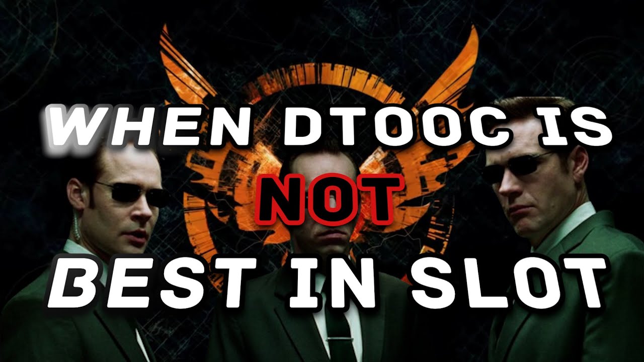 When DTOOC Is NOT Best In Slot - The Division 2