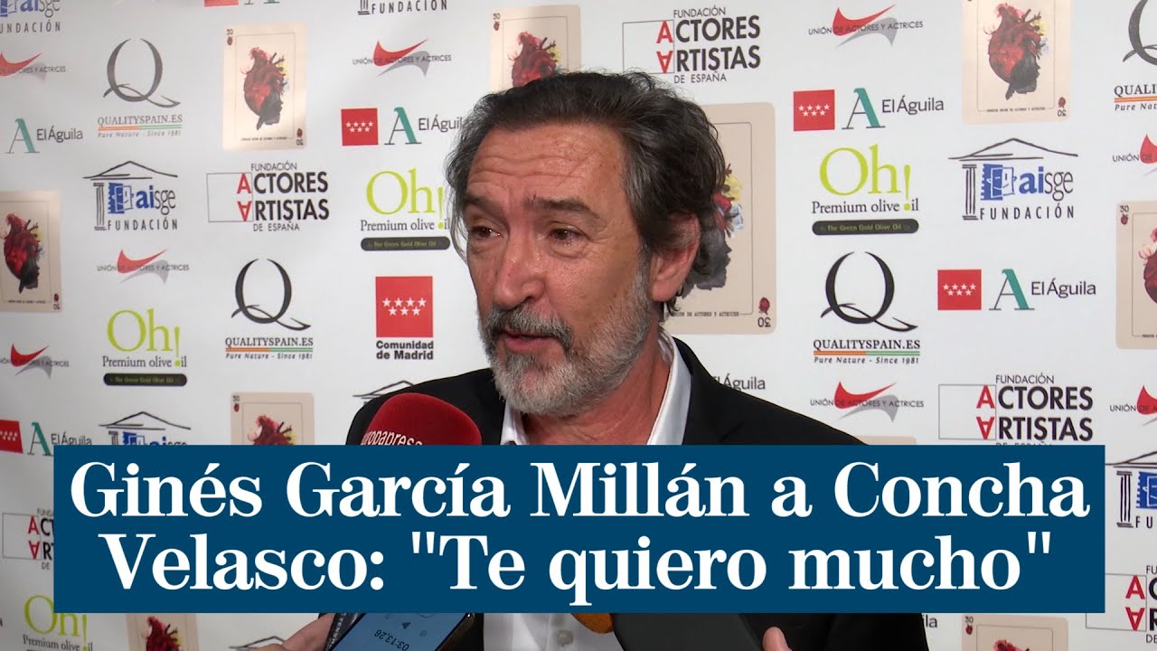 Ginés García Millán al hablar de Concha Velasco: 