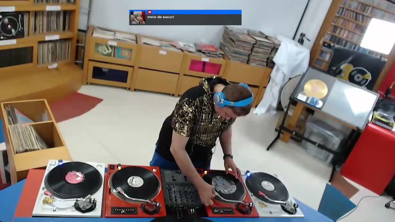 🔴 Live DJ Marlboro #82 Mixando Vinil - Cd - Vídeo
