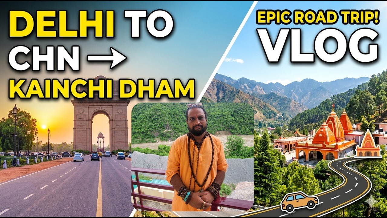 Delhi To kainchi dham Vlog 2026 kwid Vlog