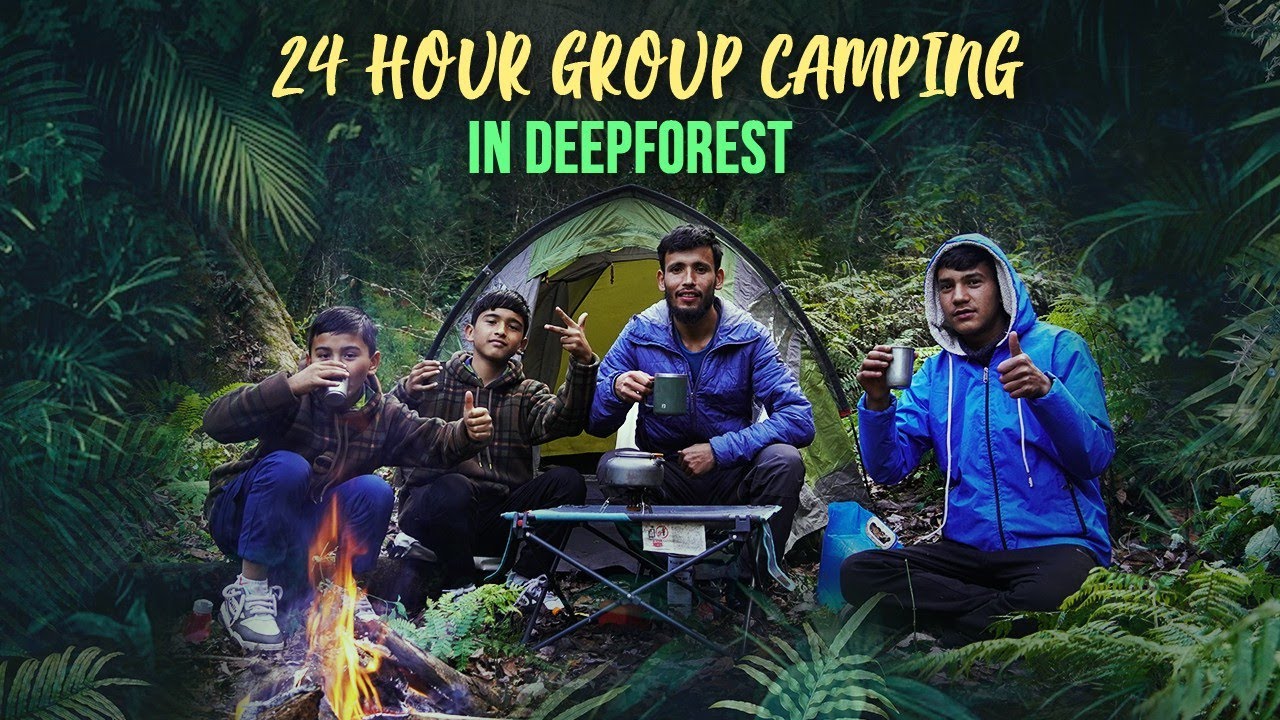 Group Camping in Dangerous Forest Of Uttarakhand | Coldest Jungle Camping & Cooking | Camping Video