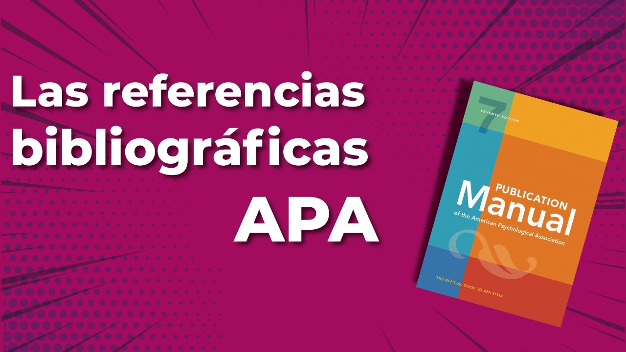 REFERENCIAS según NORMAS APA 7ma EDICIÓN