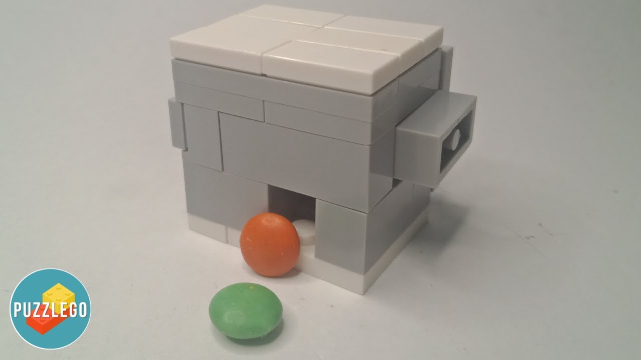 How to Make a tiny LEGO M and M's machine!