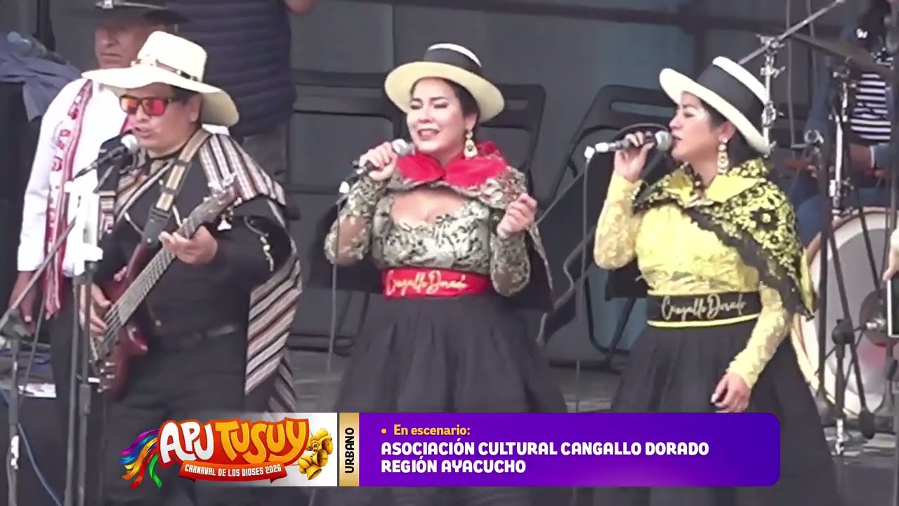 4to Puesto Cat. Urbano: Comparsa Cangallo Dorado -  Carnaval Apu Tusuy - Abancay 2026