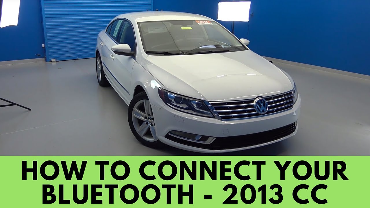 2013 Volkswagen CC: How to Connect Bluetooth