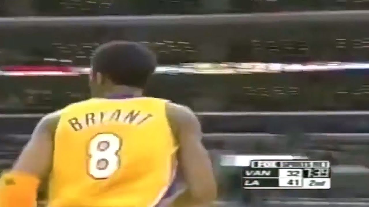 Kobe Bryant records his 1st career NBA Triple-Double | January 15, 2001 | Lakers vs. Grizzlies
